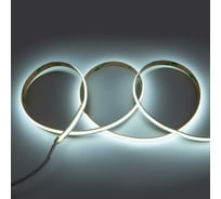 Светодиодная лента General Lighting Systems GLS-COB-384-10-24-IP20-6, 5 метров, 10Вт/м, 24В, 8мм, 384 диода/м, 1100 Лм/м, 6500К - холодный белый 502922
