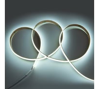 Лента светодиодная General Lighting Systems GLS-COB-512-14-24-IP20-6, 5 метров, 14Вт/м, 24В, 8мм, 512 диодов/м, 1320Лм/м, IP20, 6500К - холодный белый 502923