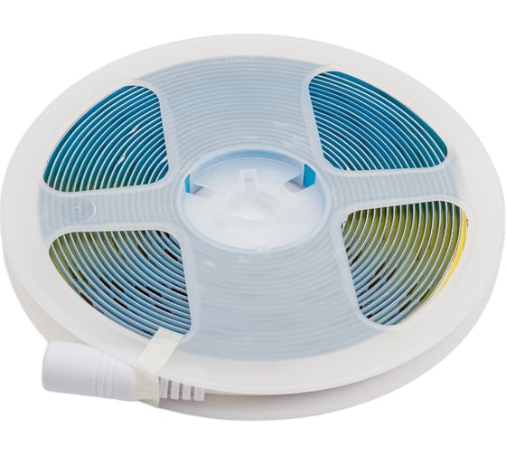 Лента светодиодная General Lighting Systems GLS-COB-512-14-24-IP20-6, 5 метров, 14Вт/м, 24В, 8мм, 512 диодов/м, 1320Лм/м, IP20, 6500К - холодный белый 502923