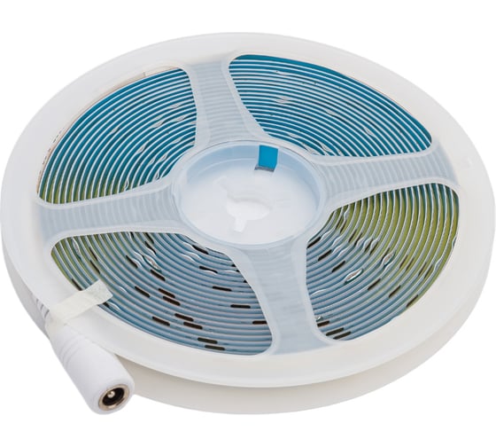 Лента светодиодная General Lighting Systems GLS-COB-512-14-24-IP20-6, 5 метров, 14Вт/м, 24В, 8мм, 512 диодов/м, 1320Лм/м, IP20, 6500К - холодный белый 502923