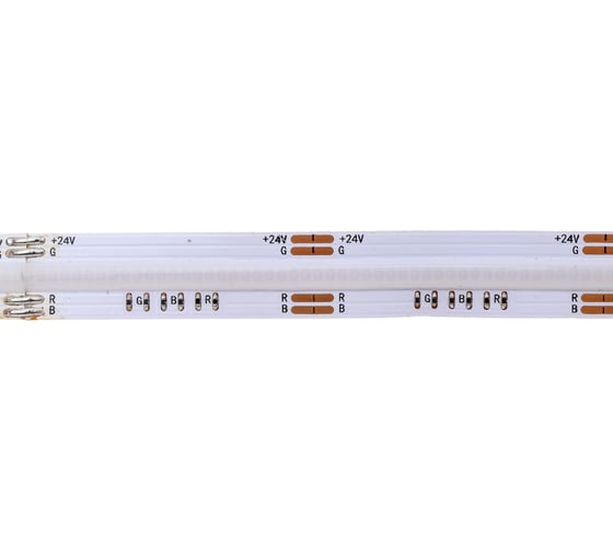 Светодиодная лента General Lighting Systems 5 м, 12Вт/м, 24В, COB720, 12мм, 3600 диодов, IP20, RGB разноцветный GLS-COB-720-12-24-IP20-RGB 503871
