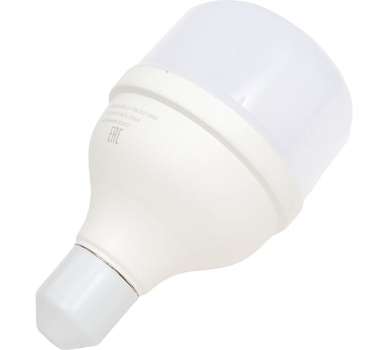 Универсальная высокомощная светодиодная лампа General Lighting Systems E27, энергоэффективная лампочка Цилиндр, световой поток 2300 лм (люмен), мощность 27 Вт, холодный белый 6500К 661017