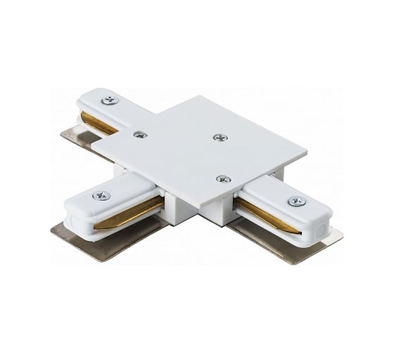 Коннектор для встраиваемого шинопровода General Lighting Systems Т-образный, G-1-TTT-I-IP20-W 1-фазный, белый 580924 1
