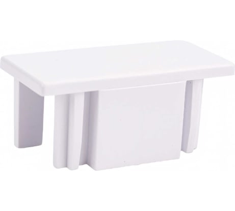 Пластиковая заглушка для шинопровода FERON белый, LD1013, 41986