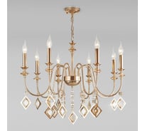 Подвесной светильник Eurosvet Strotskis 10120 8 золото/тонированный хрусталь a054485