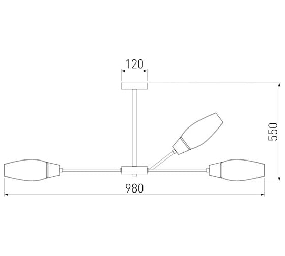 Потолочный светильник Eurosvet 60140 12 золото a055496