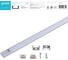 Алюминиевый накладной профиль для ленты Gauss LED прямой 2 метра BT411 2