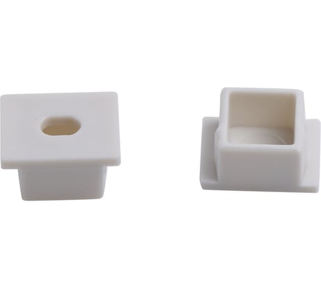 Заглушки для врезного профиля светодиодной ленты гл. 12mm Gauss (2 заглушки в пакете) BT483