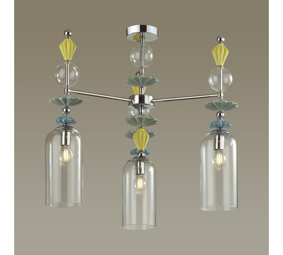 Люстра ODEON LIGHT E14, 3х40W, BIZET 4893/3C