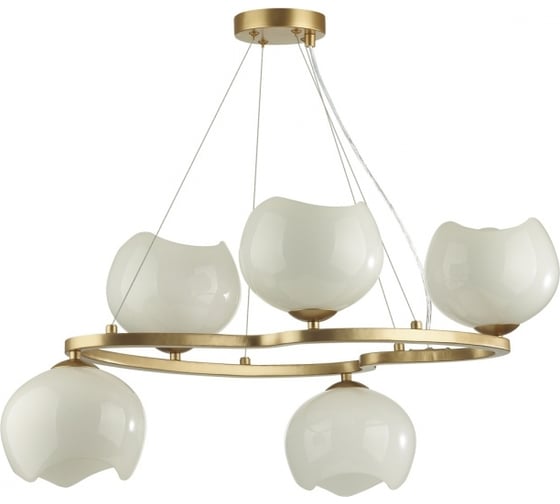 Люстра ODEON LIGHT E14, 5х40W, WATERLILY 4873/5 1