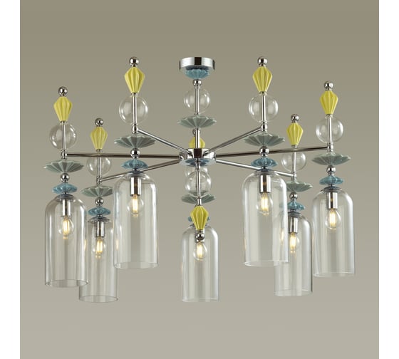 Люстра ODEON LIGHT E14, 7х40W, BIZET 4893/7C