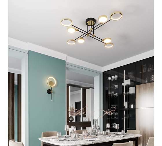 Настенный светильник ODEON LIGHT LED, 1х15W, DENZEL 4322/15WL