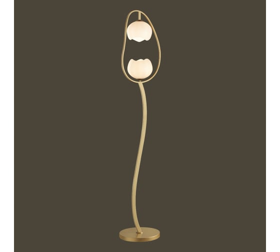 Торшер ODEON LIGHT E14, 2х40W, WATERLILY 4873/2F