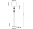 Торшер ODEON LIGHT E27, 1х60W, CANDY 4861/1FA 6