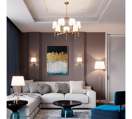 Торшер ODEON LIGHT E27, 1х60W, LONDON 4894/1F