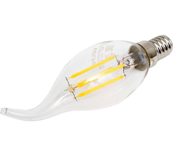 Светодиодная лампа Volpe LED-CW35-6W/3000K/E14/CL/SLF UL-00008336