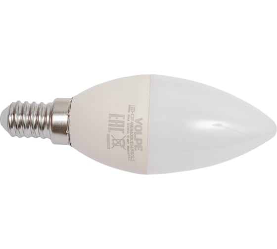 Светодиодная лампа Volpe LED-C37-6W/6500K/E14/FR/SLS UL-00008796