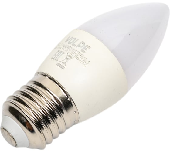 Светодиодная лампа Volpe LED-C37-6W/4000K/E27/FR/SLS UL-00008789