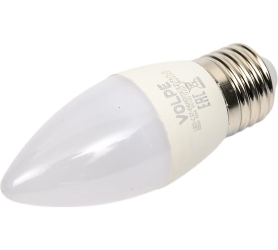 Светодиодная лампа Volpe LED-C37-6W/4000K/E27/FR/SLS UL-00008789