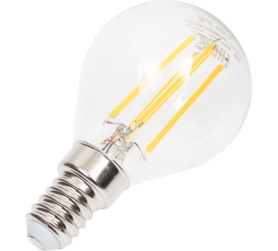 Светодиодная лампа Volpe LED-G45-7W/3000K/E14/CL/SLF UL-00008318