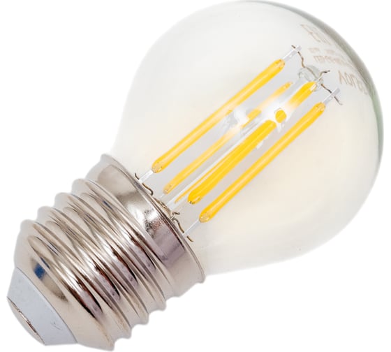 Светодиодная лампа Volpe LED-G45-4W/4000K/E27/CL/SLF UL-00008305