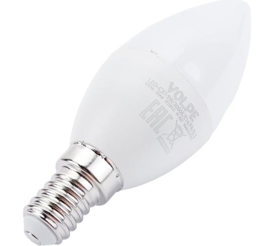 Светодиодная лампа Volpe LED-C37-5W/3000K/E14/FR/SLS UL-00008792