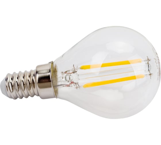 Светодиодная лампа Volpe LED-G45-4W/3000K/E14/CL/SLF UL-00008312 1