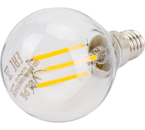 Светодиодная лампа Volpe LED-G45-4W/3000K/E14/CL/SLF UL-00008312