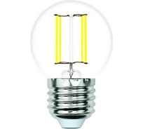 Светодиодная лампа Volpe LED-G45-6W/4000K/E27/CL/SLF UL-00008309