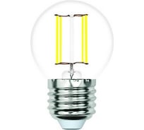 Светодиодная лампа Volpe LED-G45-6W/3000K/E27/CL/SLF UL-00008308