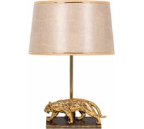 Настольный светильник BOGACHO Тигр бронзового цвета СБ-190/Б/Тюссо жемчуг