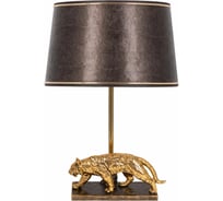 Настольный светильник BOGACHO Тигр бронзового цвета СБ-190/Б/Тюссо шоколад