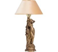 Настольный светильник BOGACHO Девушка с кувшином бронзового цвета СБ-4/Б/Абрикос