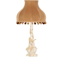 Настольный светильник BOGACHO Терра бежевого цвета СБ-184/АС/Классика поталь