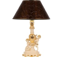 Настольный светильник BOGACHO Путти бежевого цвета СБ-1/АС/Глоси/Золото