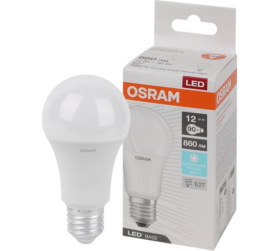 Светодиодная лампа Osram LED BASE CLASSIC A90 12W/840 220-240V E27 4058075527270