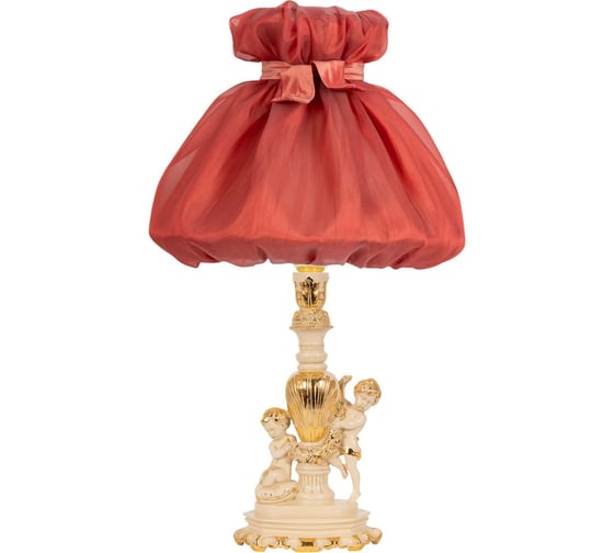 Настольный светильник BOGACHO Путти бежевого цвета СБ-1/АС/Мадлен роза 1