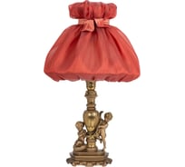 Настольный светильник BOGACHO Путти бронзового цвета СБ-1/Б/Мадлен роза