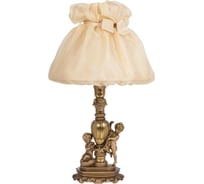 Настольный светильник BOGACHO Путти бронзового цвета СБ-1/Б/Мадлен жемчуг