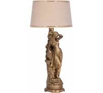 Настольный светильник BOGACHO Девушка с кувшином бронзового цвета СБ-4/Б/Конфети айвори