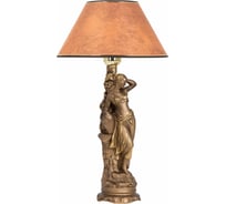 Настольный светильник BOGACHO Девушка с кувшином бронзового цвета СБ-4/Б/Персик