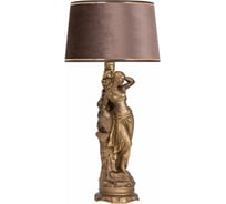 Настольный светильник BOGACHO Девушка с кувшином бронзового цвета СБ-4/Б/Тюссо кофе