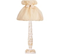 Настольный светильник BOGACHO Лето бежевого цвета СБ-183/АС/Мадлен жемчуг