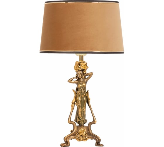 Настольный светильник BOGACHO Флора бронзового цвета СБ-43/Б/Тюссо поталь 1