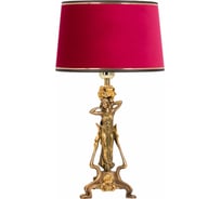 Настольный светильник BOGACHO Флора бронзового цвета СБ-43/Б/Тюссо амарант