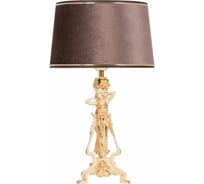 Настольный светильник BOGACHO Флора бежевого цвета СБ-43/АС/Тюссо кофе