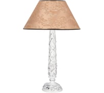 Настольный светильник BOGACHO Лето белого цвета СБ-183/Бел/Каледония мокко