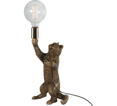 Настольный светильник BOGACHO Кот Эдисон 59 см бронзового цвета с лампой СБ-170/бронзовый