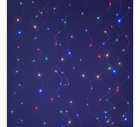 Светодиодная новогодняя гирлянда ЭРА ЕGNIG - ZM занавес, с пультом, мультиколор, 300 LED, 3x3 м Б0056000