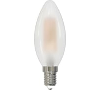 Светодиодная лампа Volpe Форма "свеча" матовая белый свет (4000K) LED-C35-5W/4000K/E14/FR/SLF UL-00008323